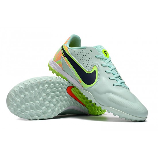 Scarpe da calcio Nike React Tiempo Legend 9 Pro TF Low-Top Turqoise Verde