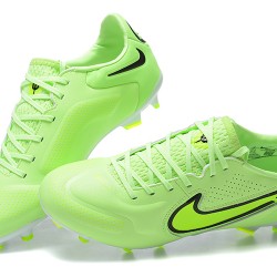 Scarpe da calcio Nike Tiempo Legend 9 Elite FG Nero Verde LightVerde Low-top
