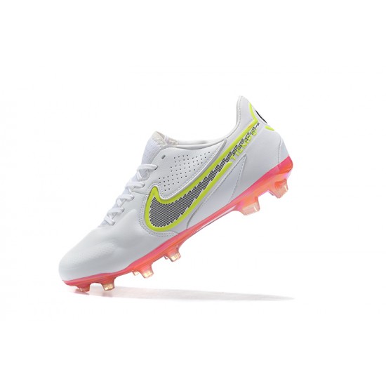 Scarpe da calcio Nike Tiempo Legend 9 FG LightArancia Verde Giallo Low-top