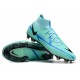 Scarpe da calcio Nike Phantom GT Elite Dynamic Fit FG High-top Turqoise Blu