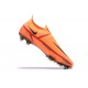 Scarpe da calcio Nike Phantom GT2 Elite FG Arancia Nero Rosso Low-top