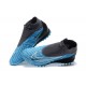Scarpe da calcio Nike Phantom GX Elite DF Link TF Bianca Blu Nero High-top For