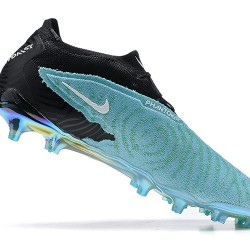 Scarpe da calcio Nike Phantom GX Elite FG Nero LightBlu Low-top For