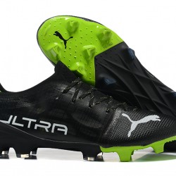 Scarpe da calcio Puma Ultra 1 4 Instinct FG Nero Verde Low-top